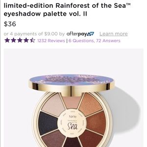 Tarte - Rainforest is the Sea Volume II Eyeshadow